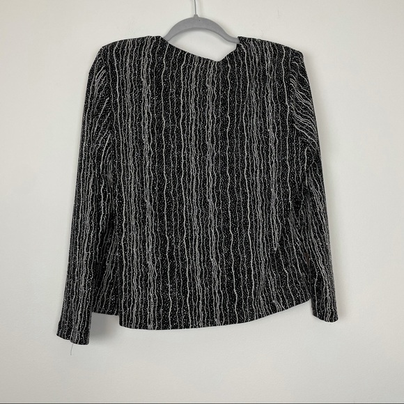 XScape Petites Glittery Sparkly  Cardigan Tank Holiday Set Size PL - Picture 7 of 8